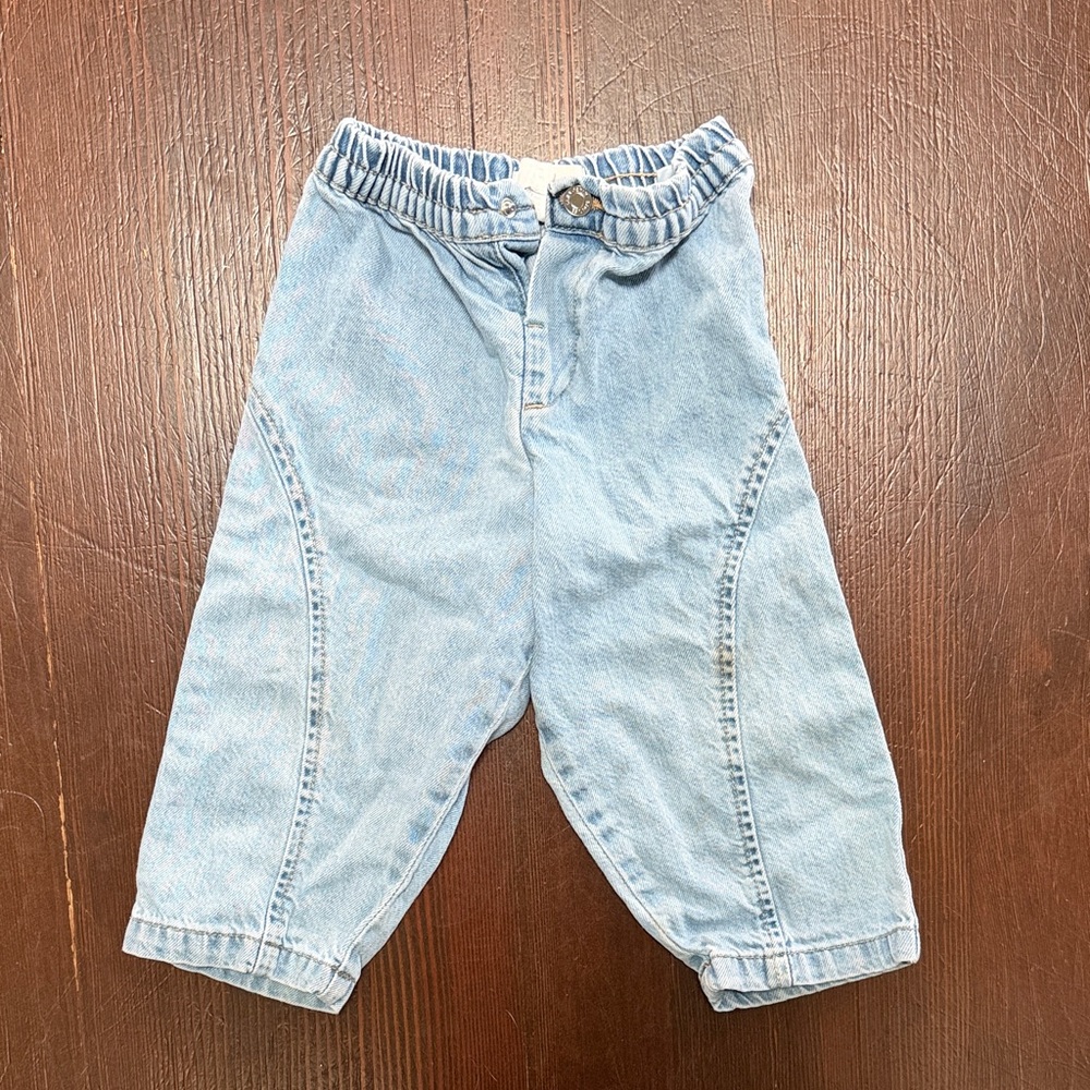Zara toddle Light Blue barrel Jeans